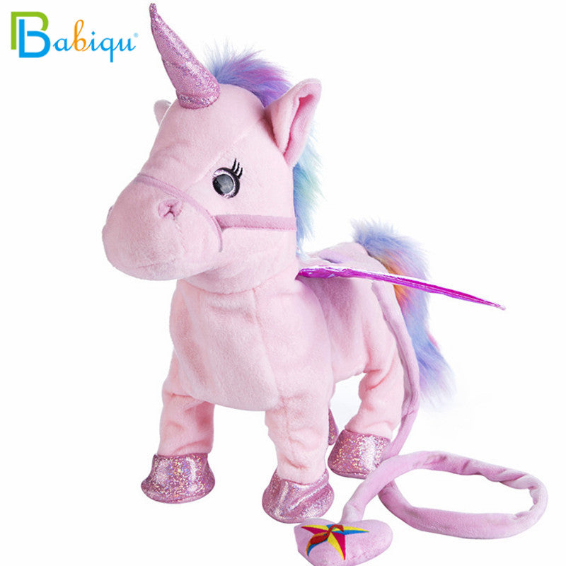 Electric Walking Unicorn Plush Toy