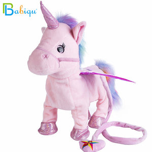 Electric Walking Unicorn Plush Toy