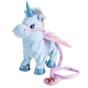 Electric Walking Unicorn Plush Toy