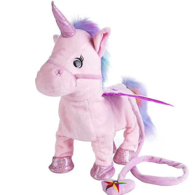 Electric Walking Unicorn Plush Toy