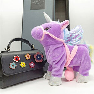 Electric Walking Unicorn Plush Toy