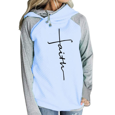 Women's Faith Comfortable Hooded Sweatshirt