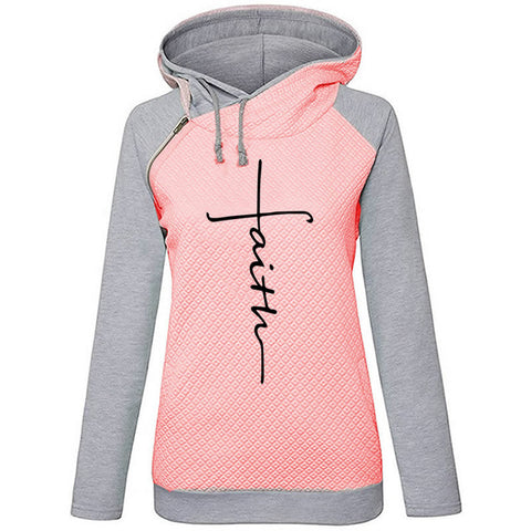 Women's Faith Comfortable Hooded Sweatshirt