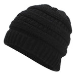 Ponytail Beanie Hat Knitted Stylish Hats For Ladies Fashion